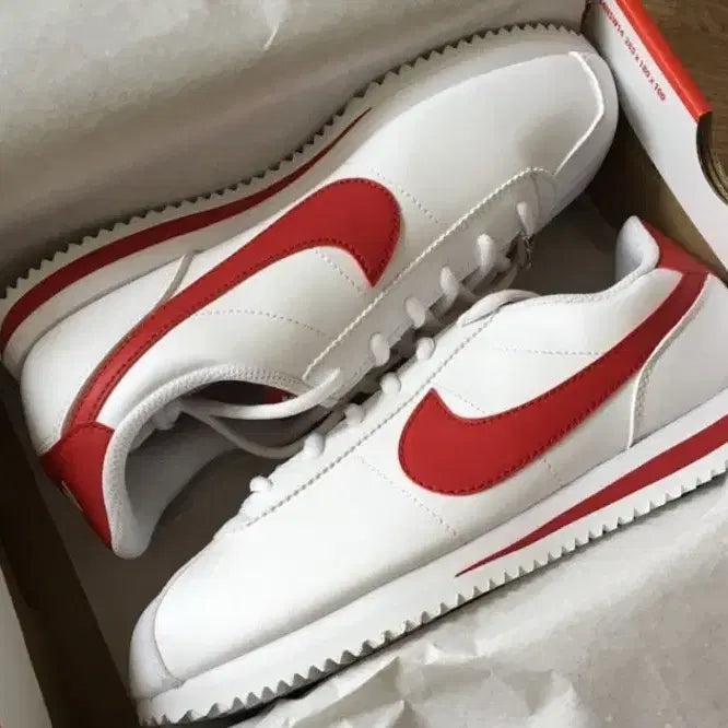 [BUNJANG] Nike Cortez White/Red Women&
