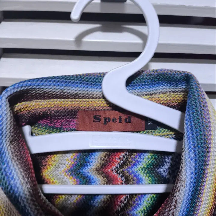 [BUNJANG] XL Spade Zigzag Pattern Shirt / xl 스페이드 지그재그 패턴 셔츠