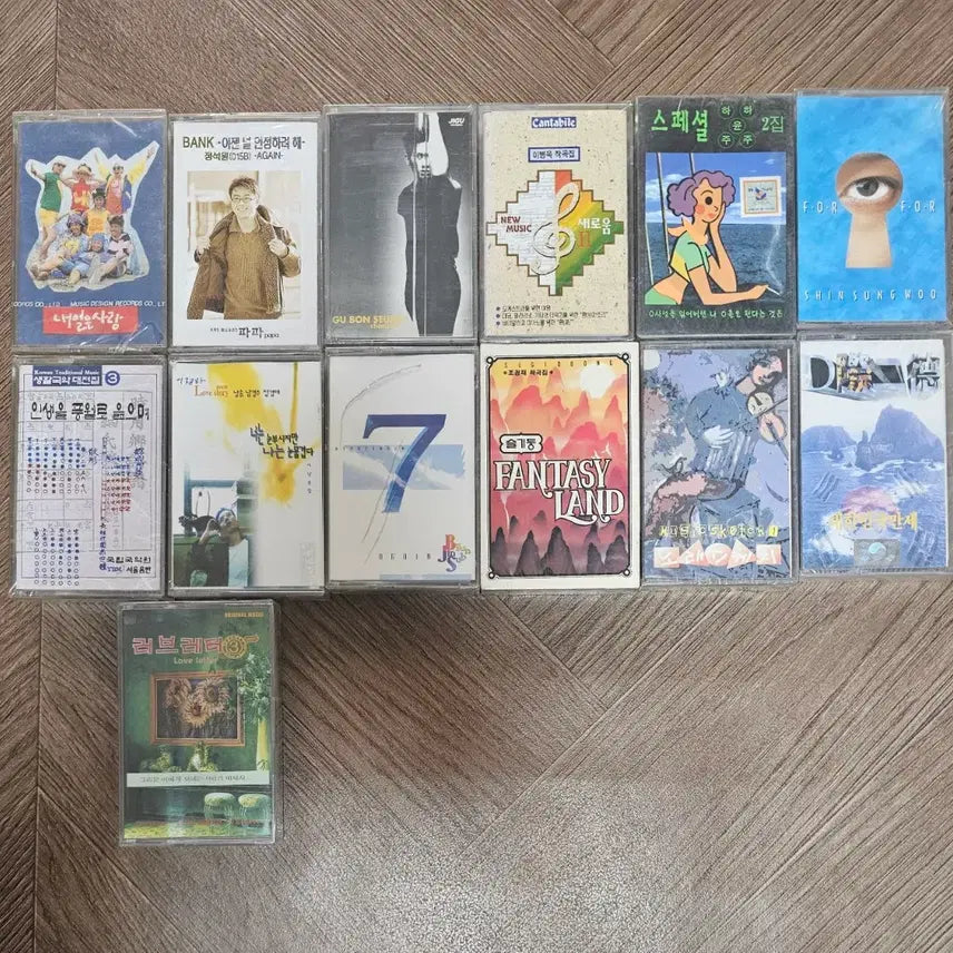 [BUNJANG] Sealed K-Pop Cassette Tape Collection / 미개봉 가요 카세트 테이프 모음