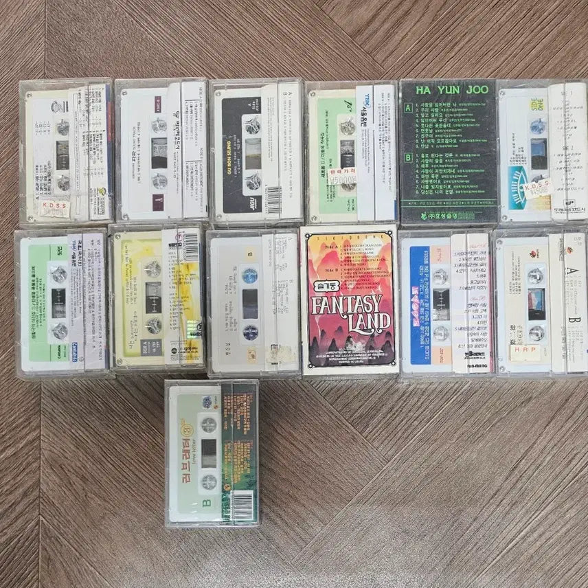 [BUNJANG] Sealed K-Pop Cassette Tape Collection / 미개봉 가요 카세트 테이프 모음