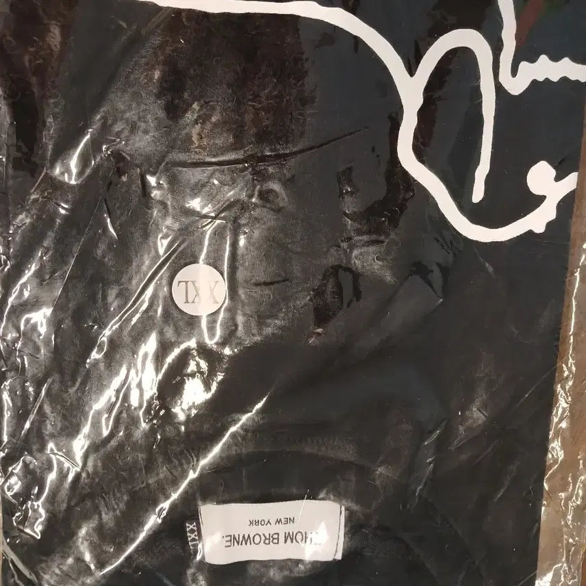 [BUNJANG] Thom Browne Black Printing Long Sleeve T-Shirt XXL / 톰브 블랙 프린팅 티셔츠 XXL