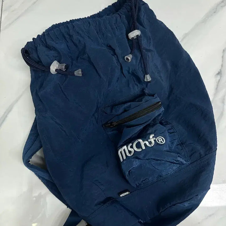 [BUNJANG] Mischief Navy Blue Hip Pack Bag / 미스치프 mschf 네이비블루 힙색 가방