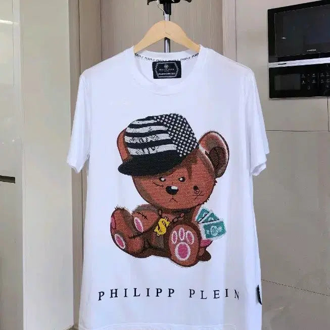 [BUNJANG] Philipp Plein Teddy Bear Jewel Short-Sleeve T-Shirt / 필립플레인 테디베어 쥬얼 반팔 티셔츠