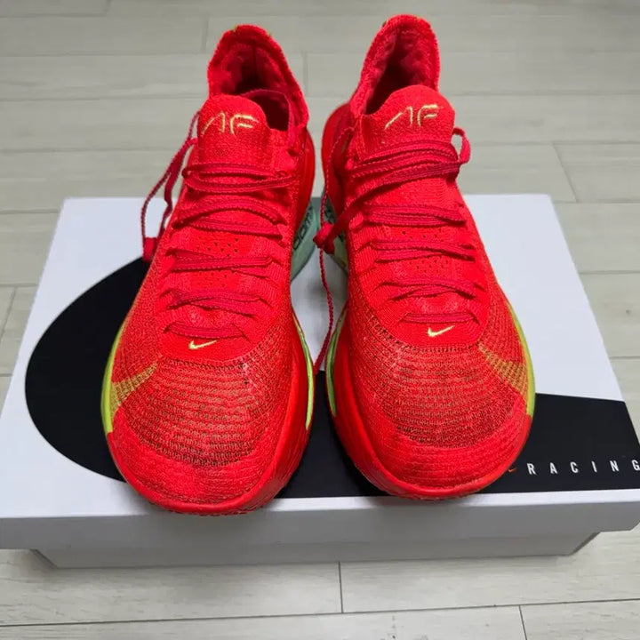 [BUNJANG] Nike Alphafly NEXT% 3 Bright Crimson Lime Blast Running Shoes / 나이키 알파플라이 넥스트%3 브라이트크림슨 라임블라스트