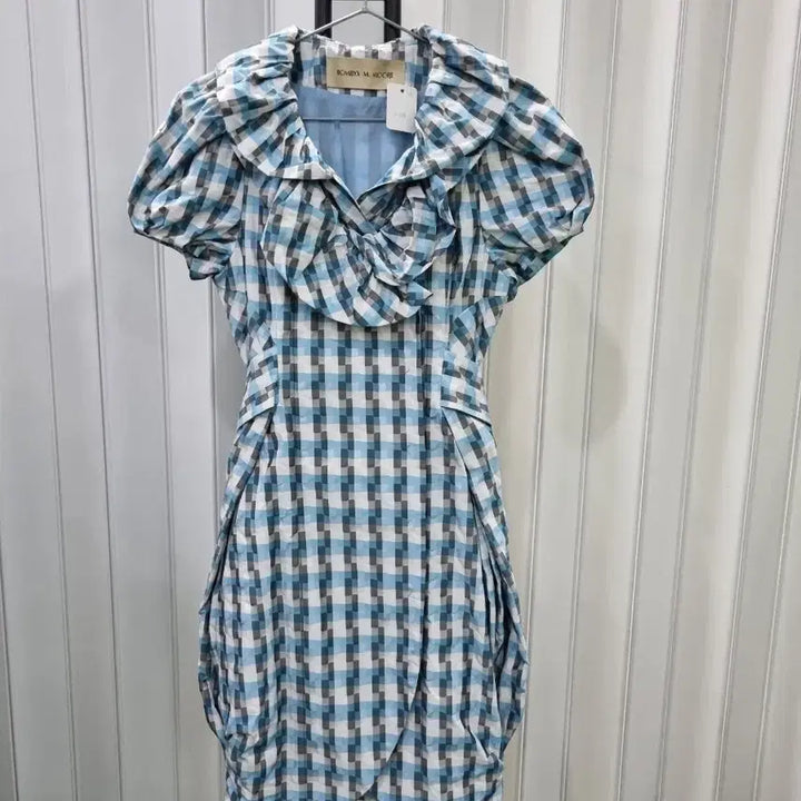 [BUNJANG] BOMBIGS Check Pattern Midi Dress / 봄빅스엠무어 체크 패턴 원피스