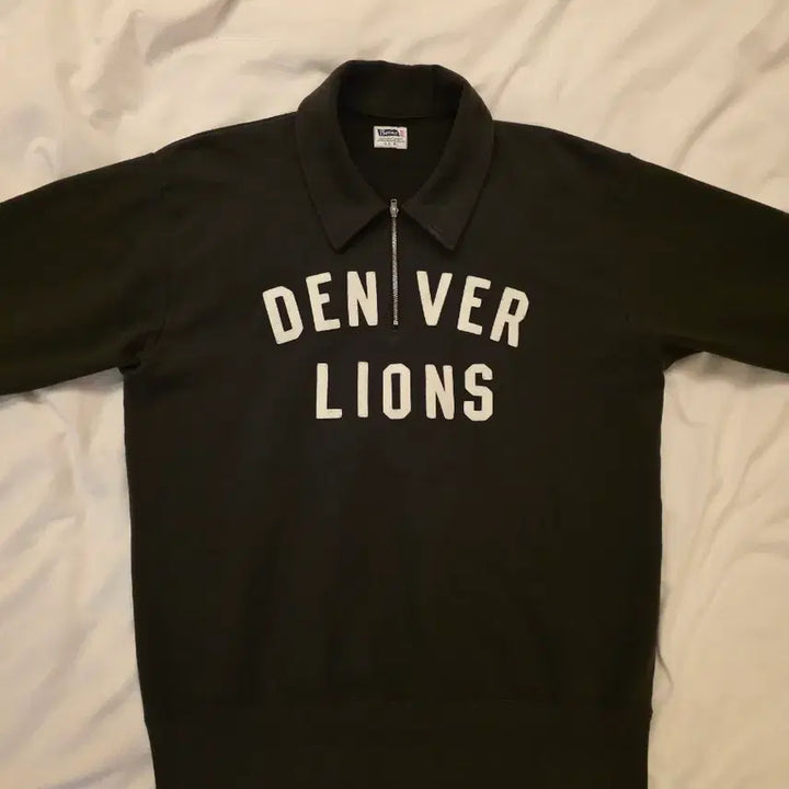 [BUNJANG] Fellows Denver Lions Half Zip-Up Sweatshirt Black XL / XL 페로우즈 덴버 라이온즈 하프(쿼터) 집업 블랙