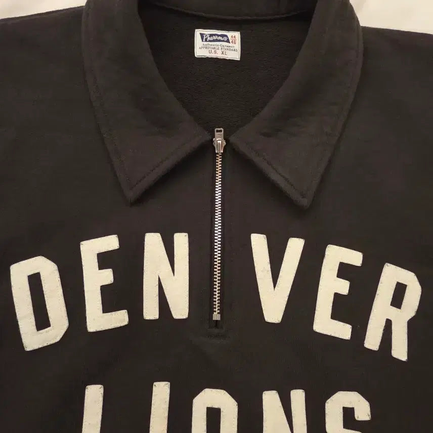 [BUNJANG] Fellows Denver Lions Half Zip-Up Sweatshirt Black XL / XL 페로우즈 덴버 라이온즈 하프(쿼터) 집업 블랙
