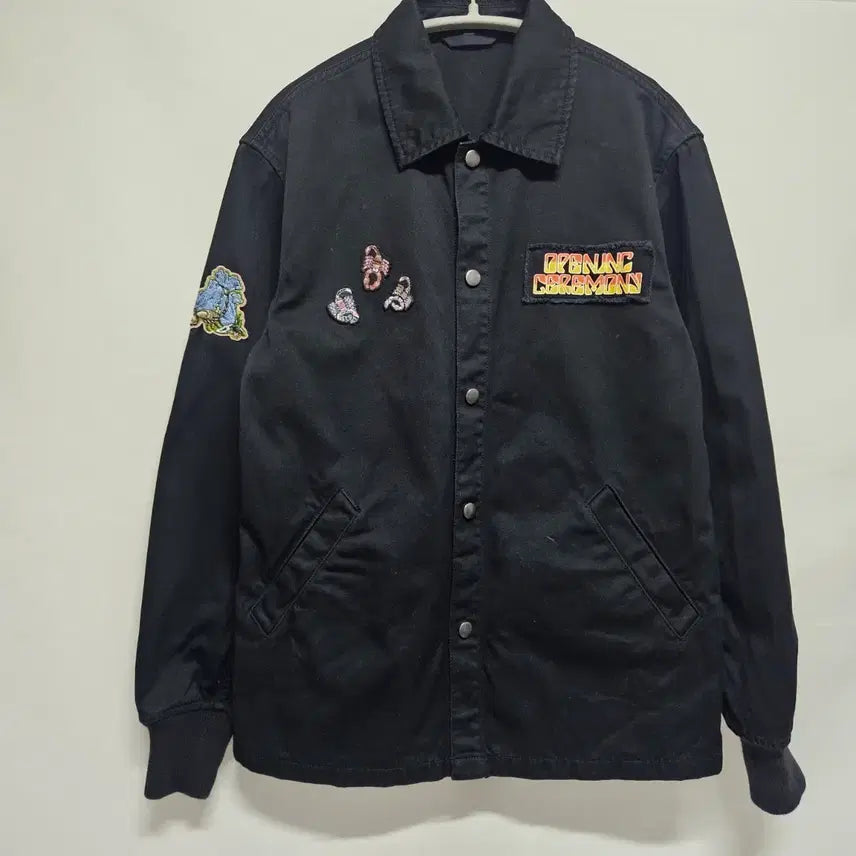 [BUNJANG] Opening Ceremony Patch Denim Bomber Jacket (Size S) / 오프닝세레모니 패치 데님 봄버 자켓 S