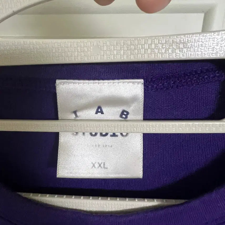 [BUNJANG] IAB STUDIO Purple Long Sleeve XXL / IAB STUDIO 퍼플 롱슬리브 XXL