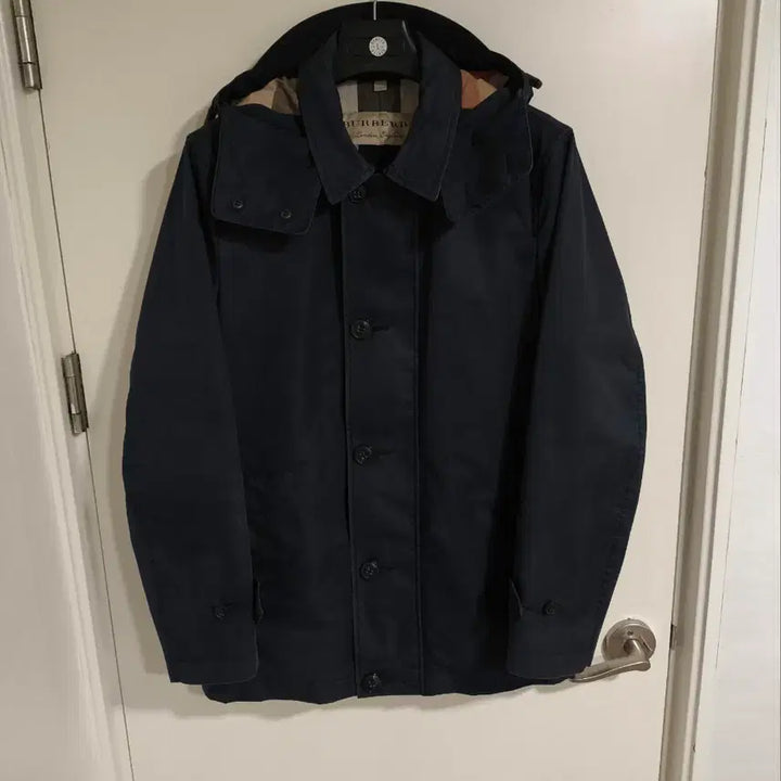 [BUNJANG] Burberry London Hooded Mac Coat Jacket / M 버버리 런던 후드 맥코트 자켓