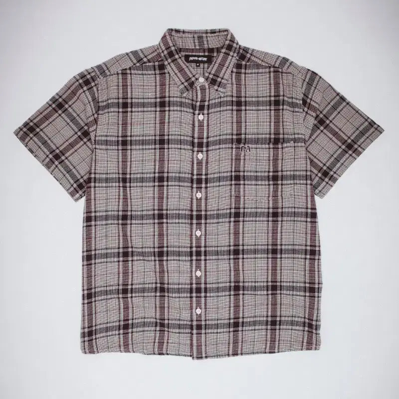 [BUNJANG] Fucking Awesome Check Short Sleeve Shirt - L / [새상품]퍼킹어썸 체크 반팔 셔츠 L
