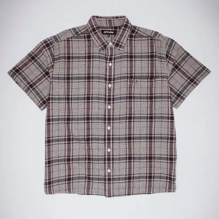 [BUNJANG] Fucking Awesome Check Short Sleeve Shirt - L / [새상품]퍼킹어썸 체크 반팔 셔츠 L
