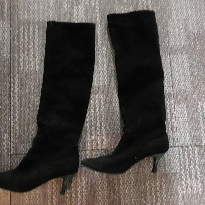 [BUNJANG] Tandy Suede Long Boots / 텐디 탠디 tandy 스웨이드 롱부츠 240 장화 부츠 명품 구두 신발