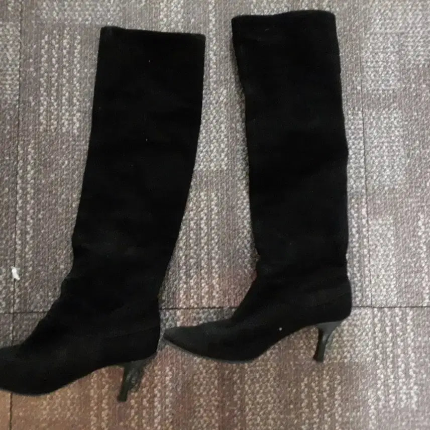 [BUNJANG] Tandy Suede Long Boots / 텐디 탠디 tandy 스웨이드 롱부츠 240 장화 부츠 명품 구두 신발