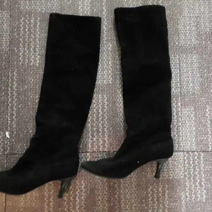 [BUNJANG] Tandy Suede Long Boots / 텐디 탠디 tandy 스웨이드 롱부츠 240 장화 부츠 명품 구두 신발