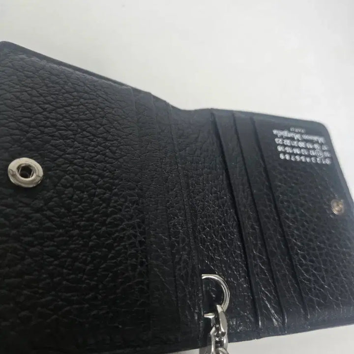 [BUNJANG] Maison Margiela Numbering Logo Cardholder with Keyring / 메종 마르지엘라 카드 지갑