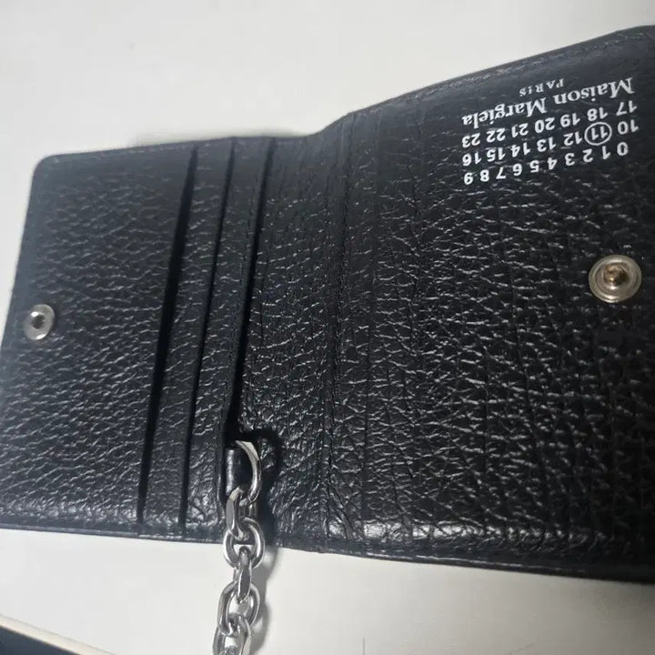 [BUNJANG] Maison Margiela Numbering Logo Cardholder with Keyring / 메종 마르지엘라 카드 지갑