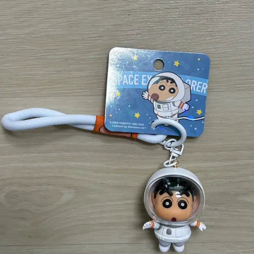 [BUNJANG] Crayon Shin-chan Astronaut Keychain + Strap Figure Doll New / 짱구 우주인 키링 + 스트랩 피규어 인형 새상품