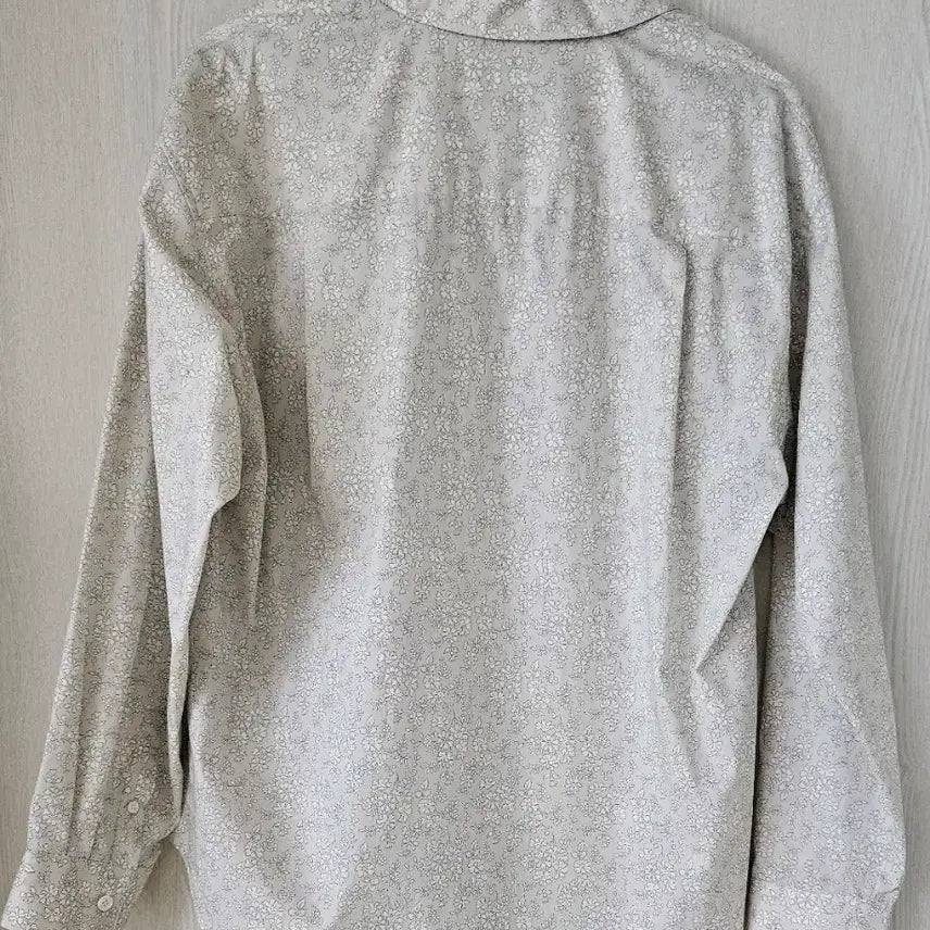 [BUNJANG] Liberty Fabric Floral Blouse Shirt - Beige / 고퀄 블라우스셔츠