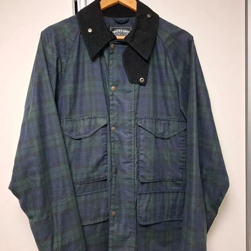 [BUNJANG] FRIZMWORKS Checked Pattern Corduroy Jacket / FRIZMWORKS 체크 패턴 코듀로이 자켓