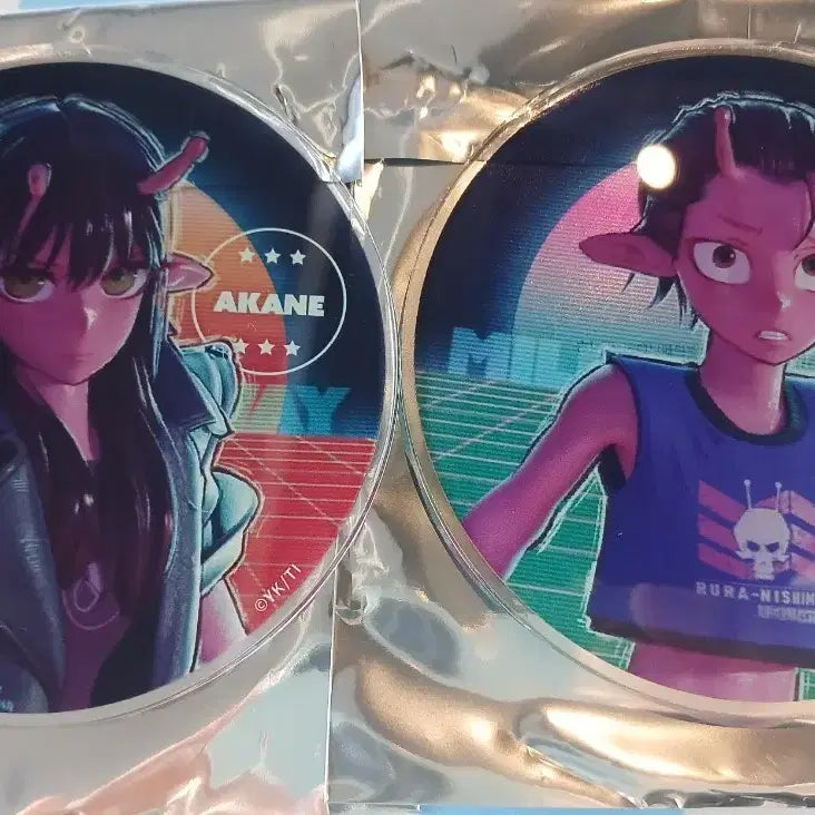 [BUNJANG] Milky Subway Kanata Akane Acrylic Coaster Bundle Set / 밀키서브웨이 카나타 아카네 아크릴코스터 일괄