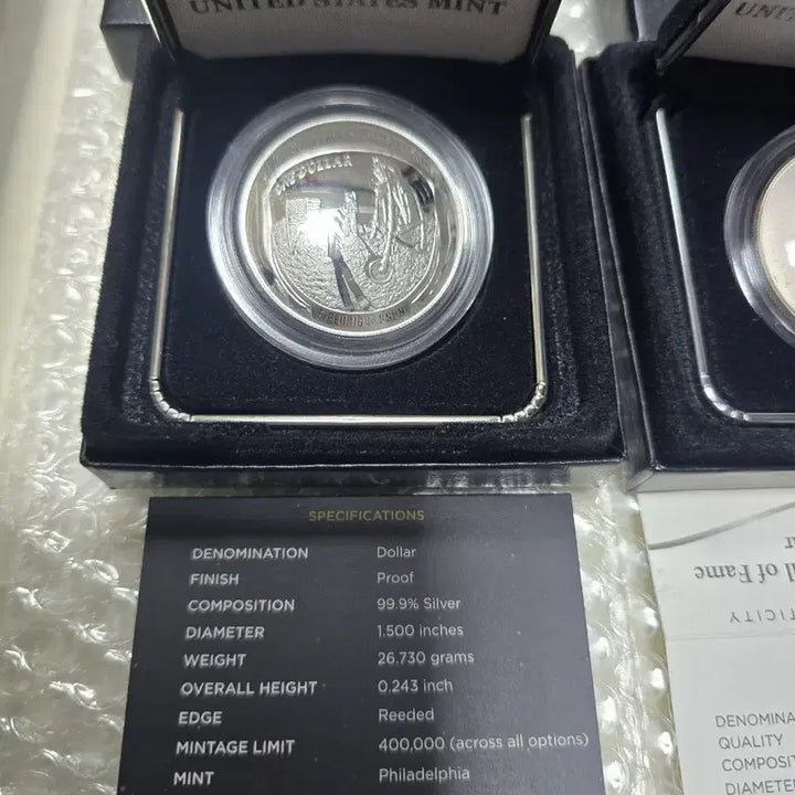 [BUNJANG] 2019 Apollo 11 Proof Silver Coin / 2019 아폴로11 프루프 민트 은화