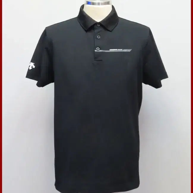 [SOLD OUT] 데상트/검정색 반팔티셔츠/95사이즈/따봉구제(G-10)
