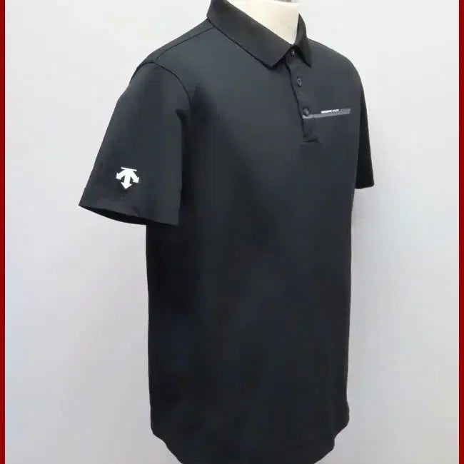 [SOLD OUT] 데상트/검정색 반팔티셔츠/95사이즈/따봉구제(G-10)