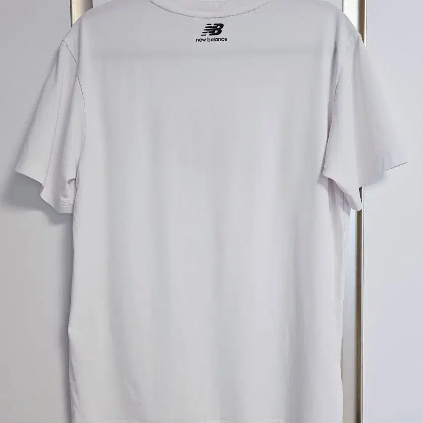 [BUNJANG] New Balance NB Logo Short Sleeve T-Shirt White / 뉴발란스 반팔 티셔츠 화이트 NB 로고