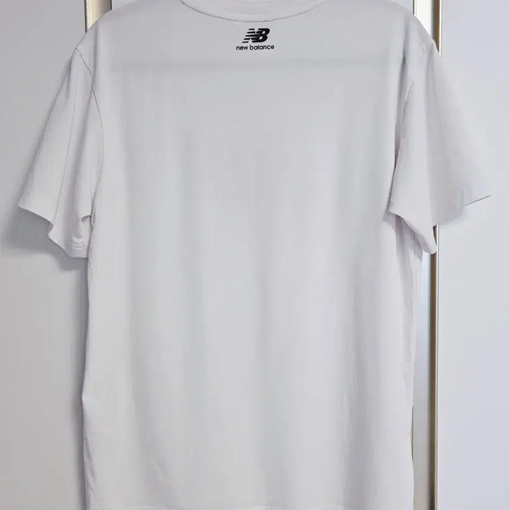 [BUNJANG] New Balance NB Logo Short Sleeve T-Shirt White / 뉴발란스 반팔 티셔츠 화이트 NB 로고