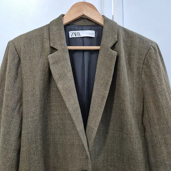 [BUNJANG] ZARA Linen Blend Single Jacket / 자라 린넨혼방 싱글 자켓