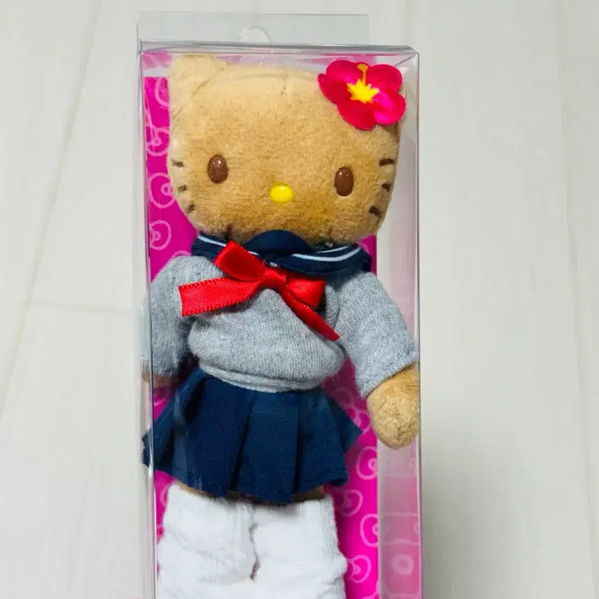 [BUNJANG] Sanrio Hello Kitty Closet Collection Tanning Kitty School Uniform Keychain / (새상품/정품) 산리오 헬로키티 클로젯컬렉션 태닝키티 교복 키링
