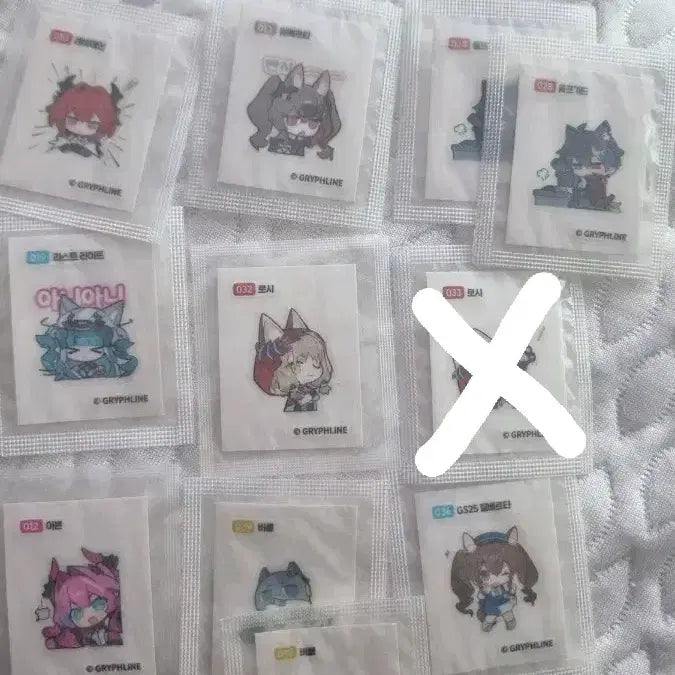 [BUNJANG] Endfield Ttibuseal Sticker / 엔드필드 띠부씰 사진에 있는것과 40번 교환 및 구매