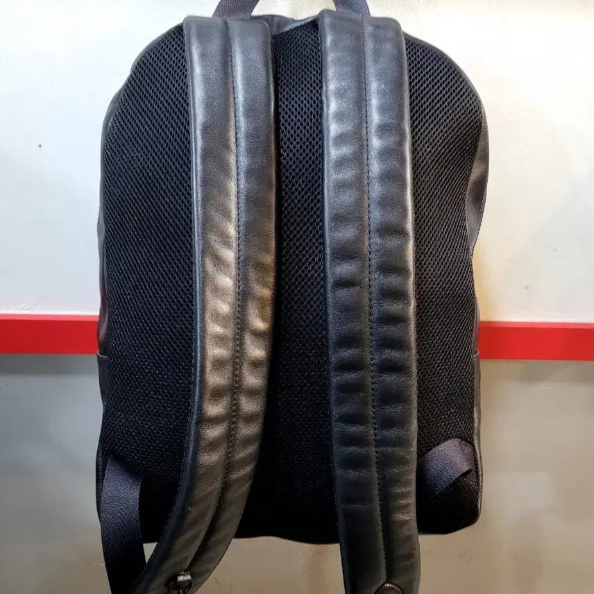[BUNJANG] Coach Signature Leather Backpack / 정품 코치 시그니처 가죽 레더 백팩