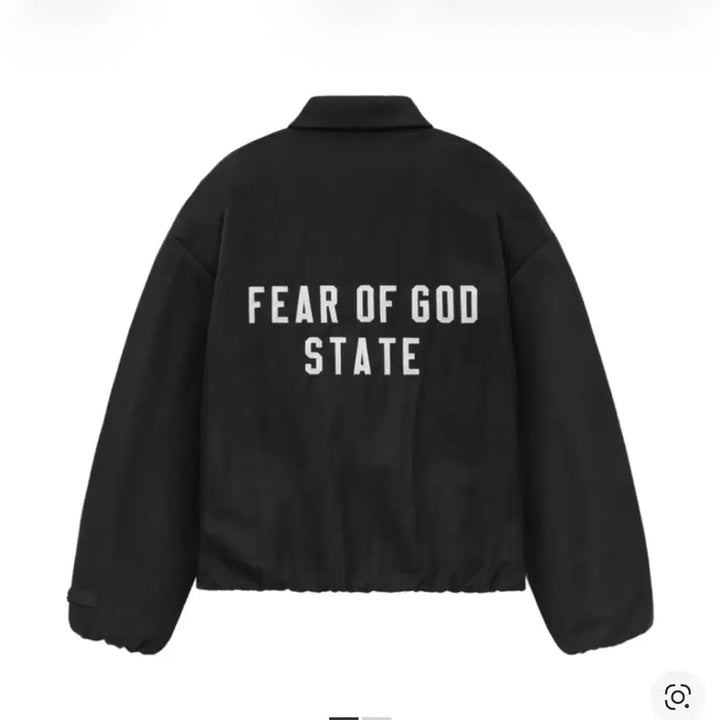[BUNJANG] Fear of God ESSENTIALS Textured Nylon Trucker Jacket Black M / [M] 피어오브갓 에센셜 텍스쳐드 나일론 트러커 자켓 블랙 - 24FW