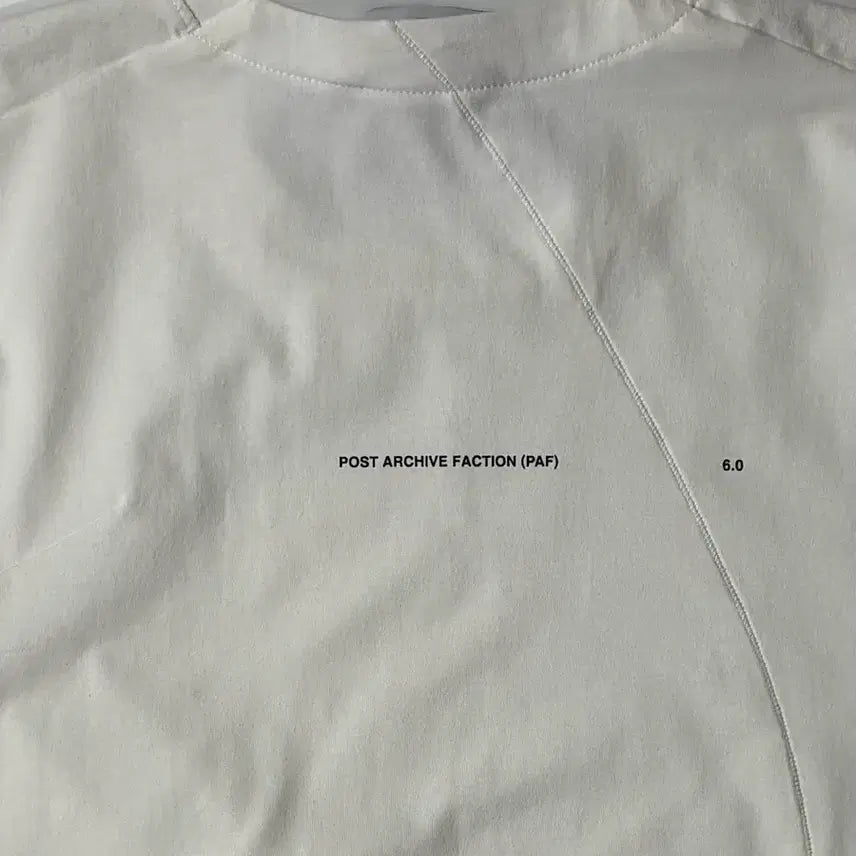 [BUNJANG] POST ARCHIVE FACTION 6.0 Light T-Shirt White / PAF 포스트 아카이브 팩션 6.0 라이트 티셔츠 화이트 M사이즈
