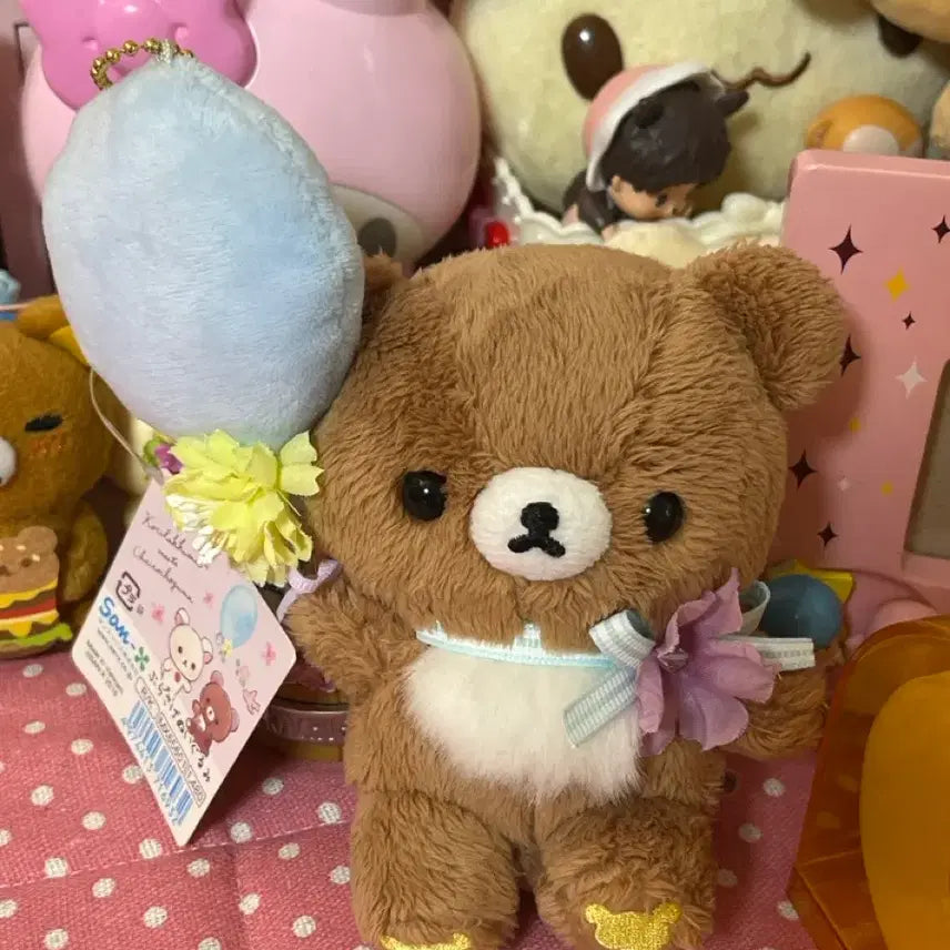 [BUNJANG] Sweet Potato Balloon Plush Keychain / 코구마 풍선 인형 키링