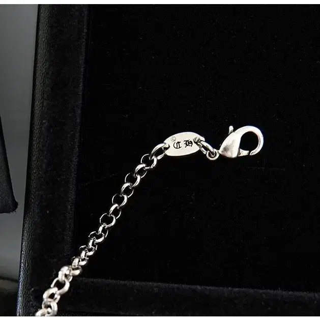 [BUNJANG] Chrome Hearts Scroll Label Necklace / [Chrome Herts] 크롬하츠 남여공용 스크롤 라벨 일체형 목걸이