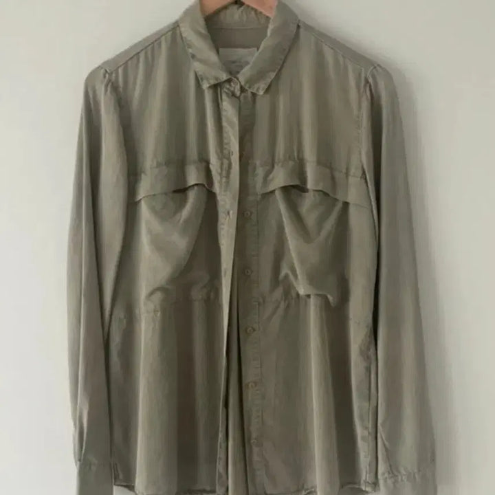 [BUNJANG] ZARA Khaki Blouse Shirt / 자라 블라우스 셔츠
