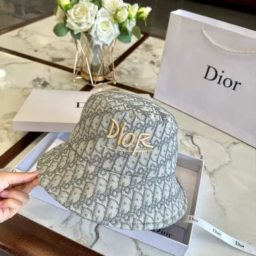 [BUNJANG] Dior Monogram Bucket Hat / 디올 모자