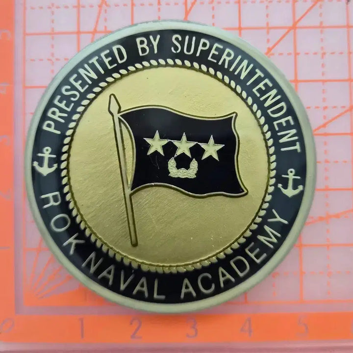[BUNJANG] Republic of Korea Naval Academy Commemorative Coin / 대한민국 해군사관학교 기념 코인(부대 군대)