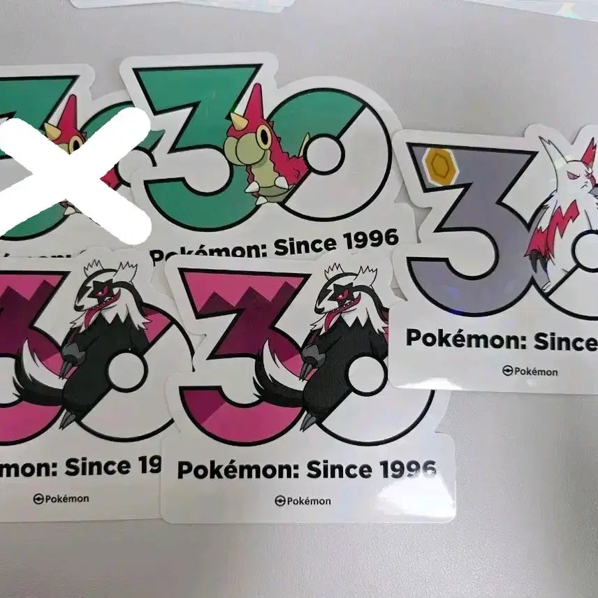 [BUNJANG] Pokemon 30th Anniversary Stickers Generation 3 - Galarian Locations / 포켓몬 30주년 스티커 3세대 직구리 (가라르) 쟝고 개무소