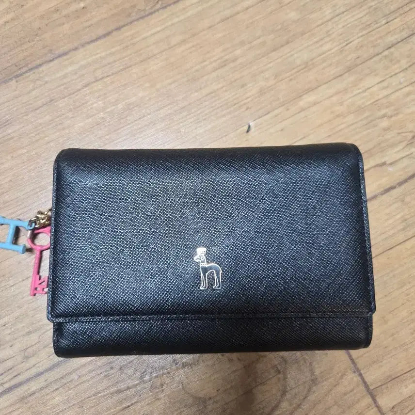[BUNJANG] Hazzys Black Bifold Wallet / 헤지스 블랙 중지갑