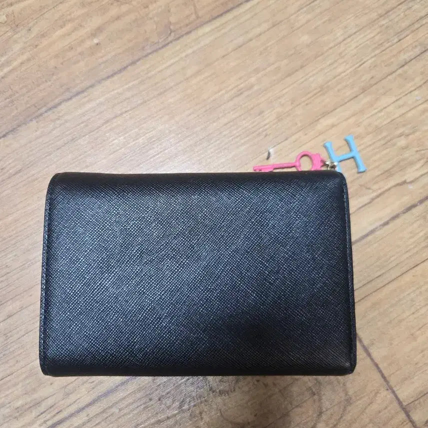 [BUNJANG] Hazzys Black Bifold Wallet / 헤지스 블랙 중지갑