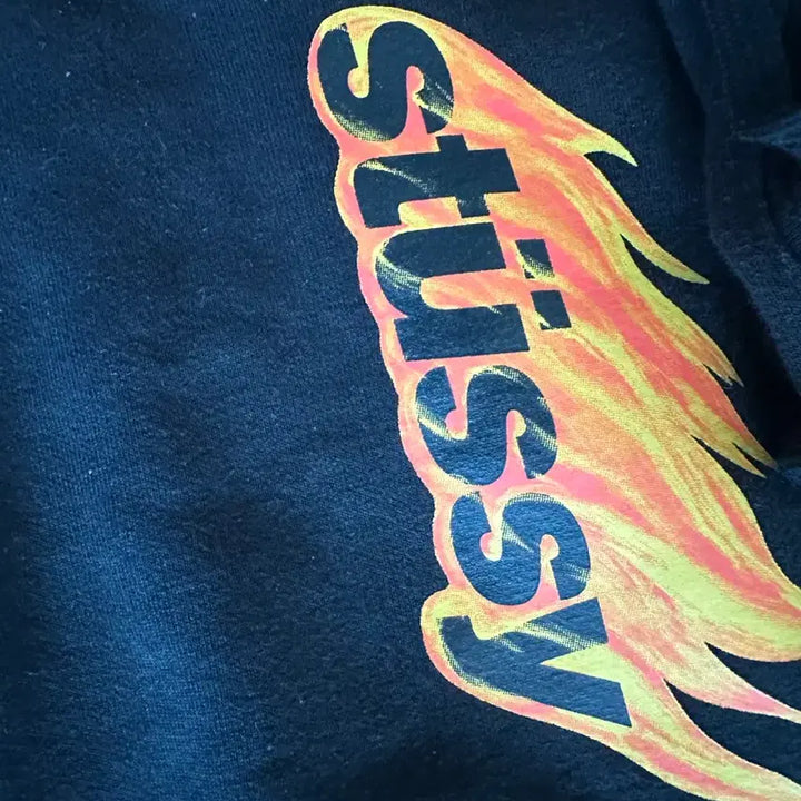 [BUNJANG] Stussy Flame Logo Hoodie XL / 스투시 플레임 후드티 XL