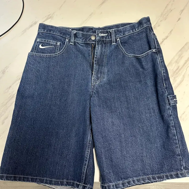[SOLD OUT] 슈프림 나이키 데님 쇼츠 인디고 24SS (30 m사이즈) 반바지