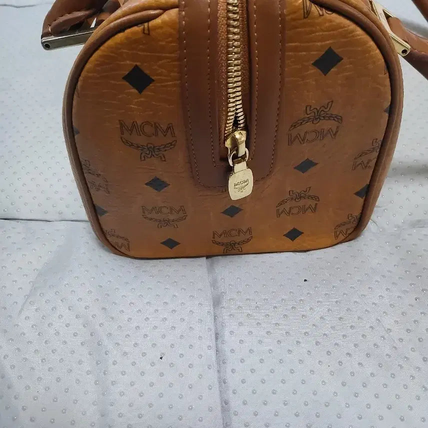 [BUNJANG] MCM Boston Bag Tote Bag Brown / MCM 보스턴백 가방 브라운