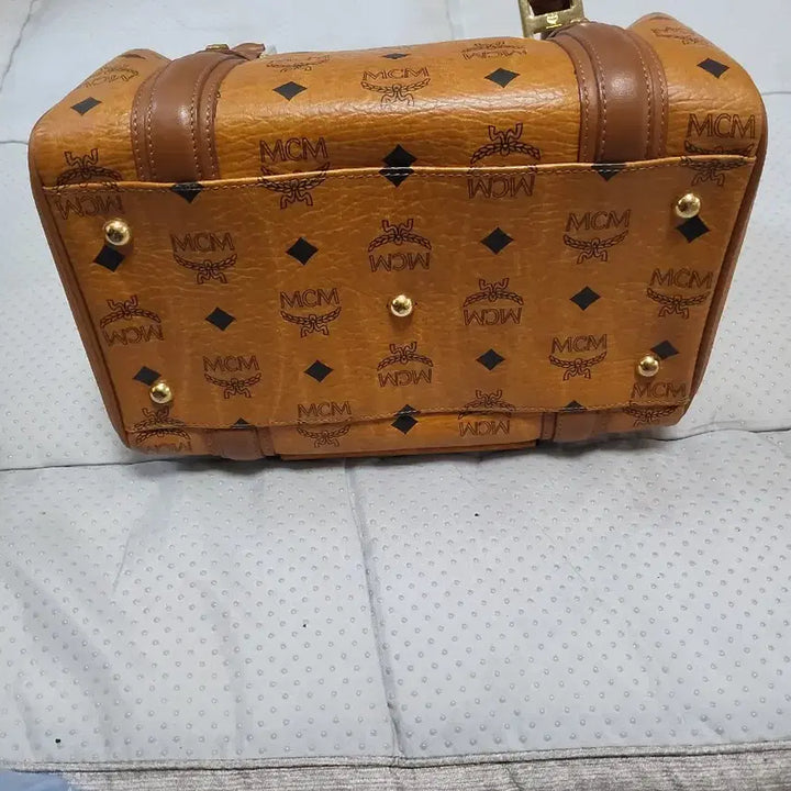 [BUNJANG] MCM Boston Bag Tote Bag Brown / MCM 보스턴백 가방 브라운