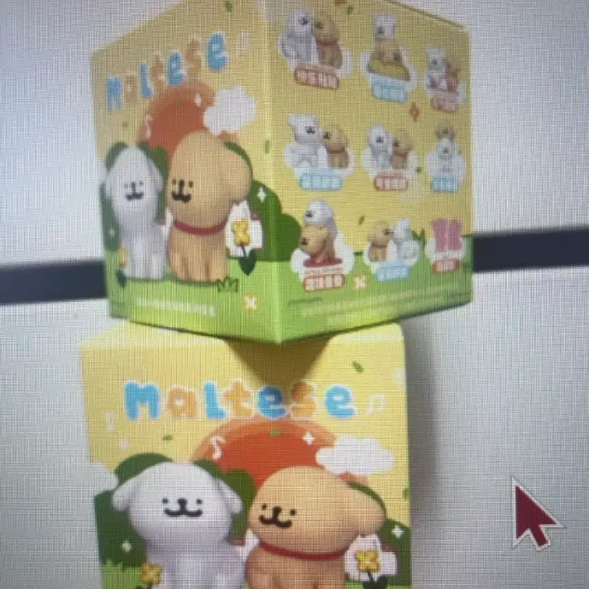 [BUNJANG] Maltese Mini Figurine / 몰티즈 미니 피규어
