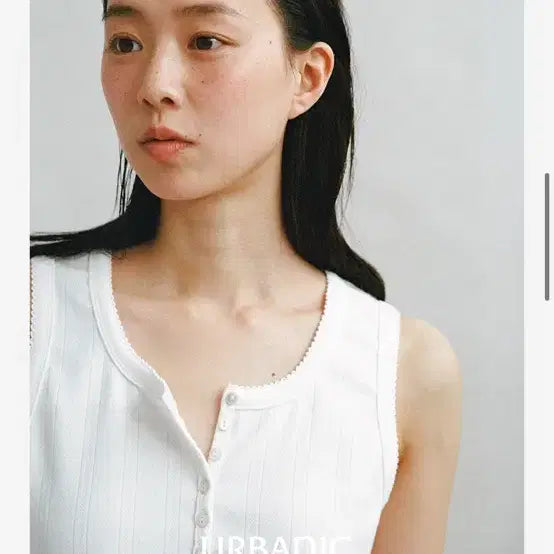 [BUNJANG] Urbannest Iris Sleeveless White S / 얼바닉30 아이리스 슬리브리스